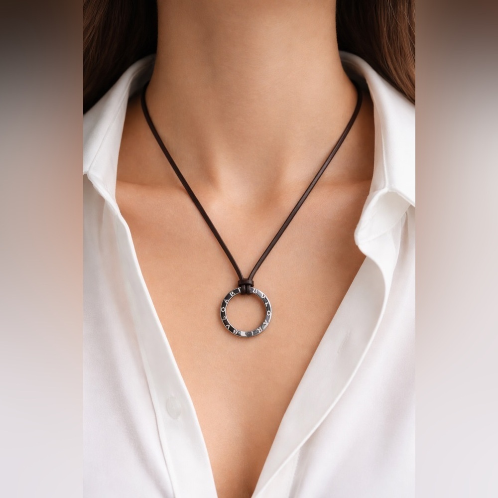 Bvlgari Sterling Silver Keyring/Necklace Unisex